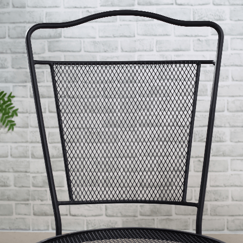 Outsunny-Set-da-Giardino-da-3-Pezzi-Tavolino-Rotondo-con-2-Sedie-da-Esterno-in-Metallo-Nero