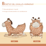 HOMCOM-Cavallo-a-Dondolo-in-Legno-Giraffa-per-i-Bambini-60-x-33-x-45cm