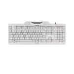 CHERRY KC 1000 SC tastiera Ufficio USB QWERTY Inglese US Grigio