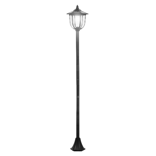 Outsunny-Lampione-da-Esterni-con-6-Luci-Led-e-Pannelli-Solari-Impermeabile-Accensione-Automatica-Durata-6-Ore-Altezza-177cm