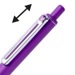 Penna-a-sfera-retrattile-Pentel-iZee---Punta-da-07-mm---Corsa-da-035-mm---Clip-in-metallo---Colore-blu