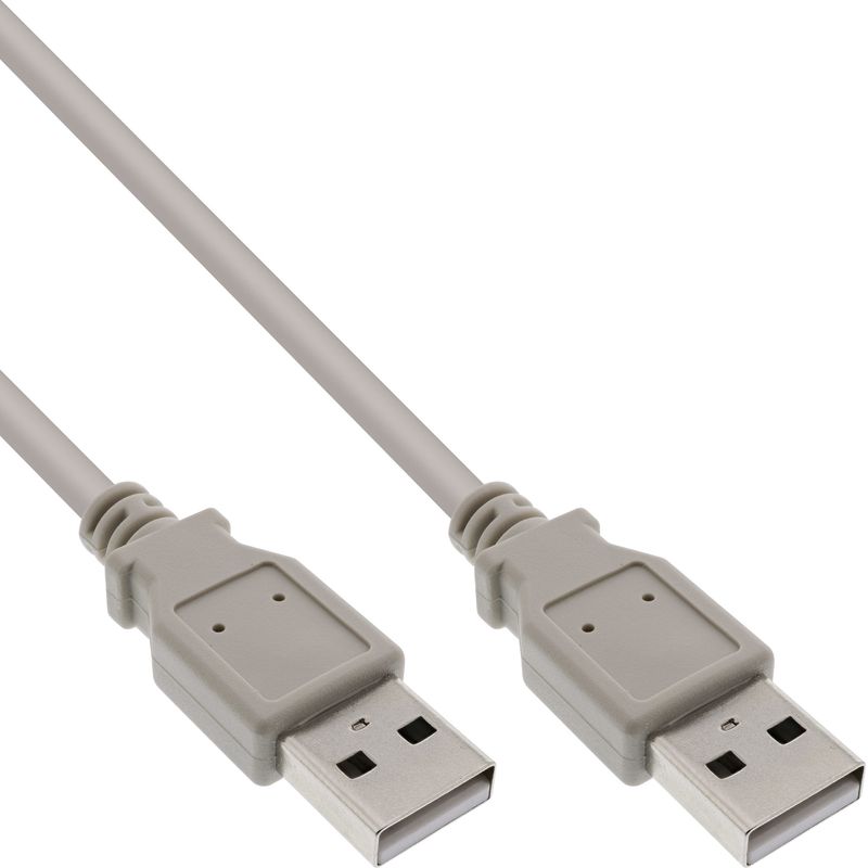 Cavo-USB-2.0---da-A-ad-A---beige---05-m