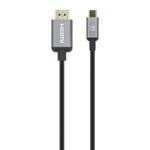 Manhattan-153591-cavo-e-adattatore-video-1-m-HDMI-tipo-A-Standard-USB-tipo-C-Nero-Grigio--USB-C-to-HDMI-Cable-4K60Hz-1m-