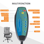 Vinsetto-Poltrona-da-Ufficio-Massaggiante-Riscaldante-Altezza-e-Reclinazione-Regolabili-Poggiapiedi-Retrattile-62x67x113-120cm-Grigio