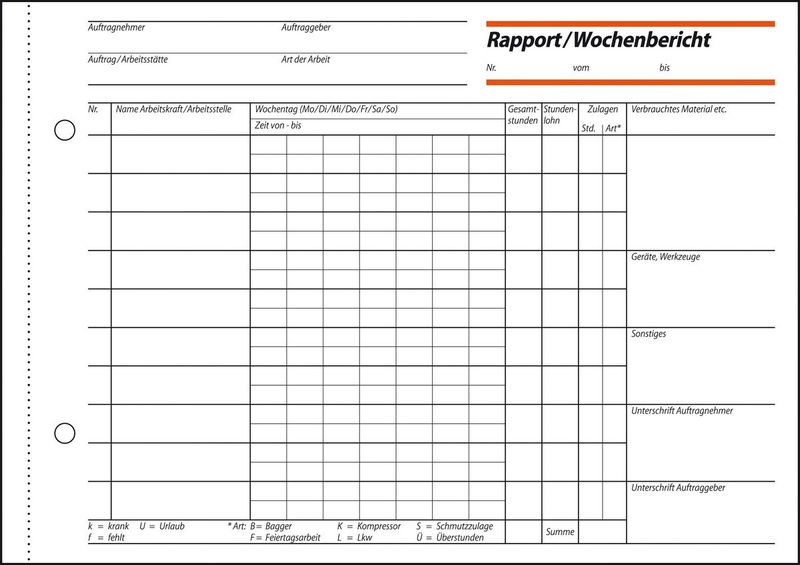 SIGEL-quaderno-report-settimanale-RP517-DIN-A5-orizzontale-1x-100-pagine