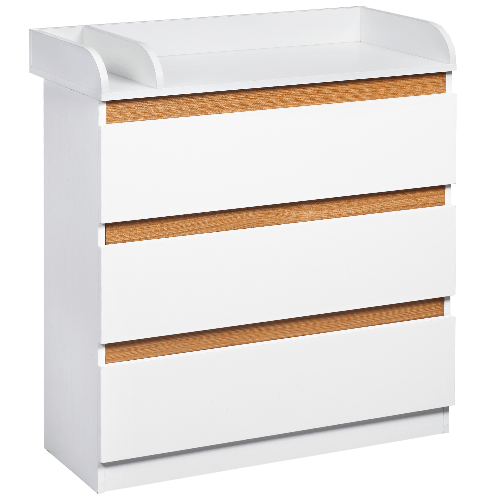 HOMCOM-Cassettiera-3-Cassetti-in-Legno-MDF-e-Truciolato-per-Camera-da-Letto-e-Soggiorno-80x40x86-cm-Bianco