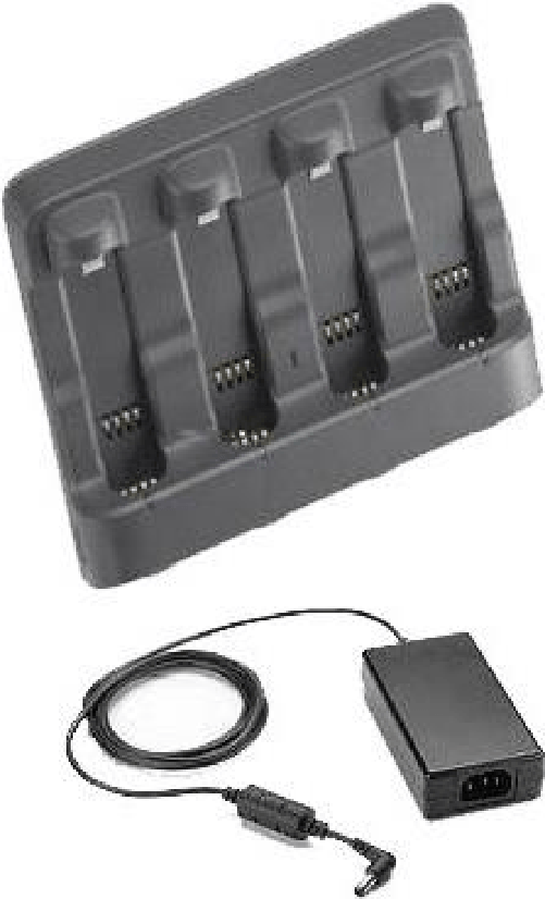 Zebra-KT-SAC2000-4WW-carica-batterie--4-BAY-SPARE-BATTERY-CHARGER-KIT---INCL.-PWR-NO-LINE-CORD-