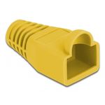 Delock Strain relief for RJ45 plug - Netzwerkkabel-Knickschutz - Gelb (Packung mit 20) (86723)