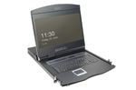 Modularized-19inch-TFT-console-with-8-port-KVM---DE-keyboard---Black