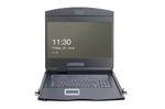 Modularized-19inch-TFT-console-with-8-port-KVM---DE-keyboard---Black