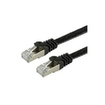 Itb VALUE FTP Cat.6 Flat Network Cable, black 1 m cavo di rete Nero F/UTP (FTP)