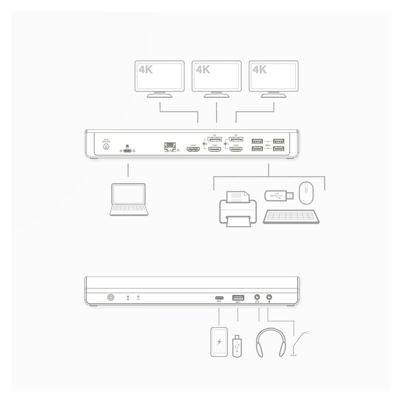 Dock-per-notebook-ACT-AC7048-e-povero-replicatore-Bedraad-USB-3.2-Gen-1--3.1-Gen-1--Type-C-Nero