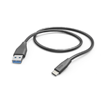 Hama USB-A to USB-C Quick Charging Cable USB 2.0 1.5 Metre Black