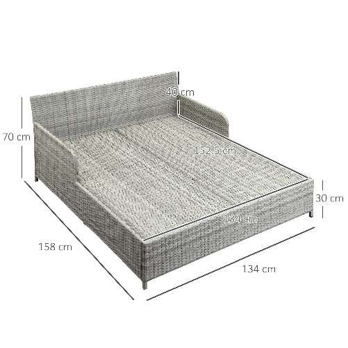 Outsunny-Lettino-Prendisole-Sdraio-da-Giardino-2-Posti-in-Rattan-PE-Struttura-in-Acciaio-con-Braccioli-e-Cuscini-Imbottiti-158x134x70cm-Grigio