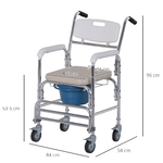 HOMCOM-Sedia-a-Rotelle-Impermeabile-con-WC-Seduta-in-Ecopelle-4-Ruote-Vaso-Rimovibile-per-Anziani-Disabili-84x54x96cm