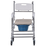 HOMCOM-Sedia-a-Rotelle-Impermeabile-con-WC-Seduta-in-Ecopelle-4-Ruote-Vaso-Rimovibile-per-Anziani-Disabili-84x54x96cm