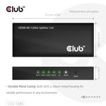 CLUB3D-Umschalter-HDMI-4x-HDMI