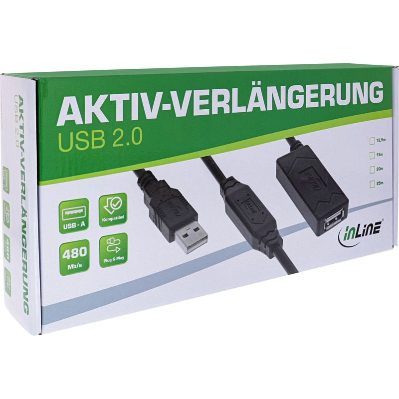 Prolunga-attiva-USB-2.0---USB-A-maschio-femmina---125-m