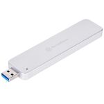 SilverStone Technology Custodia per unità USB 3.1 color argento SST-MS09S