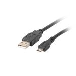 Lanberg CA-USBM-10CC-0010-BK Cavo USB 1 m 2.0 Micro-USB B USB A Nero (CA-USBM-10CC-0010-BK)