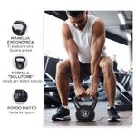 HOMCOM-Kettlebell-da-12-kg-per-Sport-e-Fitness-in-PVC-con-Sabbia-e-Maniglia-Liscia-Anti-Sfregamento