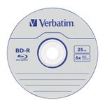 Verbatim-Datalife-6x-BD-R-25-GB-25-pz--Verbatim-BD-R-Single-Layer-DATALIFE-25GB-6X-White-25-Pack-