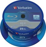 Verbatim-Datalife-6x-BD-R-25-GB-25-pz--Verbatim-BD-R-Single-Layer-DATALIFE-25GB-6X-White-25-Pack-