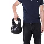 HOMCOM-Kettlebell-da-12-kg-per-Sport-e-Fitness-in-PVC-con-Sabbia-e-Maniglia-Liscia-Anti-Sfregamento