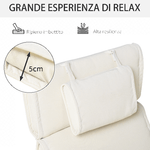 Outsunny-Cuscino-per-Sdraio-Lettino-Prendisole-da-Giardino-Bianco-Crema-198x53x5cm