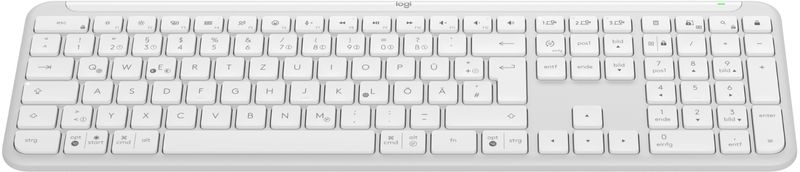 Logitech-K950-Signature-Slim-tastiera-RF-senza-fili--Bluetooth-QWERTZ-Tedesco-Bianco