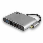 ACT AC7040 replicatore di porte e docking station per laptop Cablato USB 3.2 Gen 1 (3.1 Gen 1) Type-C Grigio