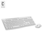 Logitech MK295 Silent Wireless Combo tastiera Mouse incluso RF Wireless QWERTY Inglese Bianco (MK295 SILENT WIRELESS COM