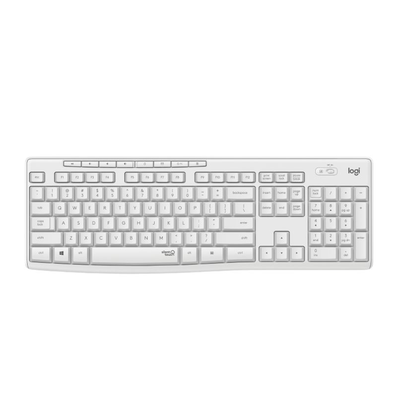 Logitech-MK295-Silent-Wireless-Combo-tastiera-Mouse-incluso-RF-Wireless-QWERTY-Inglese-Bianco--MK295-SILENT-WIRELESS-COM