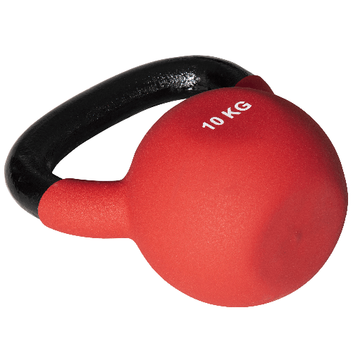HOMCOM-Kettlebell-10-kg-per-Allenamento-Bicipiti-e-Spalle-in-Metallo-e-Neoprene-19x12x22-cm-Rosso