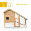 PawHut-Gabbia-per-Conigli-in-Legno-con-Recinto-e-Rampa-Conigliera-da-Esterno-Casetta-per-Porcellino-d-India-con-Tetto-Impermeabile-158x65x120cm