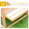 PawHut-Gabbia-per-Conigli-in-Legno-con-Recinto-e-Rampa-Conigliera-da-Esterno-Casetta-per-Porcellino-d-India-con-Tetto-Impermeabile-158x65x120cm