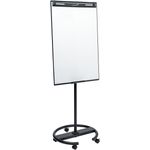 Legamaster ECONOMY Libera installazione 680 x 1050 mm Acciaio Nero, Bianco