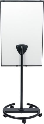 Legamaster-ECONOMY-Libera-installazione-680-x-1050-mm-Acciaio-Nero-Bianco