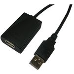 LogiLink USB 2.0 Repeater Cable - 5.0m cavo USB 5 m USB A