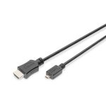 Digitus Cavo di collegamento High Speed 4K HDMI da tipo D a tipo A (4K HDMI HIGH-SPEED CONNECTING - CABLE TYPE D TO TYPE