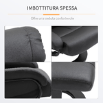 HOMCOM-Poltrona-Relax-Reclinabile-e-Massaggiante-con-Pouf-Poggiapiedi-e-Telecomando-76x80x102-cm-Nero