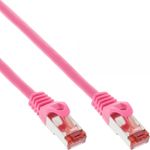 Cavo-patch---S-FTP-PiMf---Cat.6---250-MHz---PVC---rame---rosa---025-m