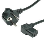 ROLINE 19.08.1118 cavo di alimentazione Nero 18 m CEE7/7 Accoppiatore C13 (ROLINE Power Cable CEE7/7 to C13. Black. 1.8m