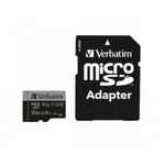 Verbatim 47046 memoria flash 512 GB MicroSDXC UHS-I Classe 10 (Verbatim PRO MicroSDXC 512GB inc Adapter)