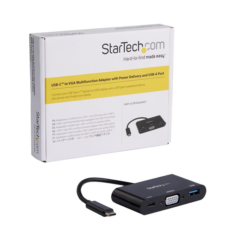 StarTech.com-Adattatore-Multifunzione-USB-C-a-VGA-con-porta-USB-A-e-Power-Delivery--USB-C-MULTIPORT-ADAPTER-60W-PD---VGA