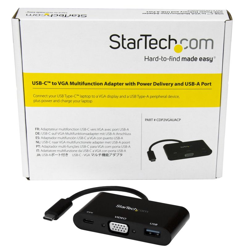 StarTech.com-Adattatore-Multifunzione-USB-C-a-VGA-con-porta-USB-A-e-Power-Delivery--USB-C-MULTIPORT-ADAPTER-60W-PD---VGA