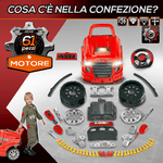 HOMCOM-Officina-Camion-Giocattolo-con-Motore-e-61-Accessori-per-Bambini-3-5-Anni-Ruote-e-Maniglia-40x39x47cm---Rosso