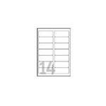 Avery Zweckform Etichette per indirizzi AVERY Zweckform L7163-40 991 x 381 mm bianco