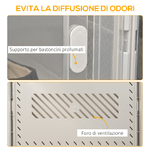 HOMCOM-Mobile-Scarpiera-Modulare-Salvaspazio-18-Cubi-28x36x21-cm-in-Plastica-PP-Bianco