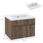 kleankin-Mobile-Lavabo-da-60cm-con-Cassetto-in-Legno-e-Lavandino-in-Ceramica-Marrone-Chiaro